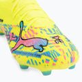 Football boots PUMA Ultra Nitro 7 Match Advanced Level FG/AG puma white/blue glimmer/pink glimmer/yellow alert 7