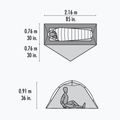 MSR Hubba NX 1 gray 1-person trekking tent 7
