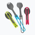 MSR Folding Utensils Spork 4 red/ grey/ blue/ green cutlery set 2