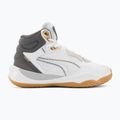 Men's basketball shoes PUMA Playmaker Pro Mid Trophies ash gray/cast iron/puma gold 2