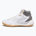 Men's basketball shoes PUMA Playmaker Pro Mid Trophies ash gray/cast iron/puma gold 7