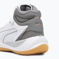 Men's basketball shoes PUMA Playmaker Pro Mid Trophies ash gray/cast iron/puma gold 10