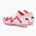 Men's football boots PUMA Future Pro FG/AG puma white/puma black/fire orchid 5