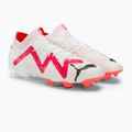 PUMA Ultimate FG/AG men's football boots puma white/puma black/fire orchid 4