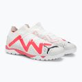 PUMA Future Match TT men's football boots puma white/puma black/fire orchid 4