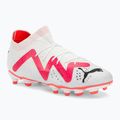 PUMA Future Pro FG/AG Jr children's football boots puma white/puma black/fire orchid