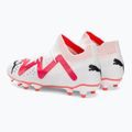 PUMA Future Pro FG/AG Jr children's football boots puma white/puma black/fire orchid 3