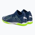 PUMA Match IT + Mid Jr children's football boots persian blue/puma white/ultra green 3