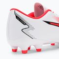 Men's football boots PUMA Ultra Play FG/AG puma white/puma black/fire orchid 9