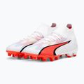 Men's football boots PUMA Ultra Pro FG/AG puma white/puma black/fire orchid 12