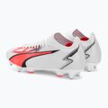 Men's PUMA Ultra Match MXSG football boots puma white/puma black/fire orchid 3
