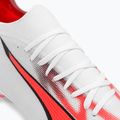 Men's PUMA Ultra Match MXSG football boots puma white/puma black/fire orchid 8