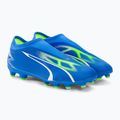 PUMA Ultra Match Ll FG/AG Jr children's football boots ultra blue/puma white/pro green 4