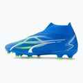 PUMA men's football boots Ultra Match+ Ll FG/AG ultra blue/puma white/pro green 10