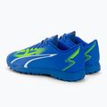 Men's football boots PUMA Ultra Play FG/AG ultra blue/puma white/pro green 3