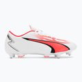 Men's PUMA Ultra Play MXSG football boots puma white/puma black/fire orchid 2