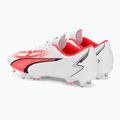 Men's PUMA Ultra Play MXSG football boots puma white/puma black/fire orchid 3