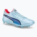 PUMA King Ultimate FG/AG men's football boots silver sky/puma black/fire orchid