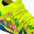 PUMA Future Match Energy TT + Mid Jr children's football boots ultra blue/yellow alert/luminous pink 8