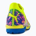 PUMA Future Match Energy TT + Mid Jr children's football boots ultra blue/yellow alert/luminous pink 9