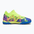PUMA Future Match Energy TT + Mid Jr children's football boots ultra blue/yellow alert/luminous pink 12
