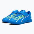 PUMA Ultra Play IT V Jr children's football boots ultra blue/puma white/pro green 8