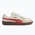 PUMA Army Trainer warm white/granola/astro red shoes 2