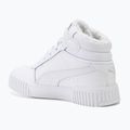 PUMA Carina 2.0 Mid Fur children's shoes puma white/sedate gray 3