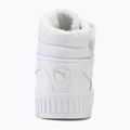 PUMA Carina 2.0 Mid Fur children's shoes puma white/sedate gray 6