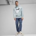 Men's PUMA Power Graphic Hoodie TR turquoise surf 4