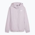 Women's PUMA ESS Solid Windbreaker Hoodie grape mist jacket