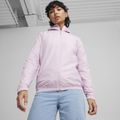 Women's PUMA ESS Solid Windbreaker Hoodie grape mist jacket 3