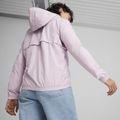 Women's PUMA ESS Solid Windbreaker Hoodie grape mist jacket 5