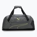 PUMA Fundamentals Sports mineral gray/lime sheen gym bag