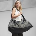 PUMA Fundamentals Sports mineral gray/lime sheen gym bag 7