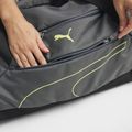 PUMA Fundamentals Sports mineral gray/lime sheen gym bag 8
