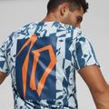 Men's PUMA Neymar Jr Creativity Logo Football Tee ocean tropic/turquoise surf 4