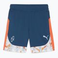 Men's PUMA Neymar JR Creativity Training ocean tropic/hot heat football shorts