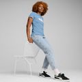 Women's PUMA ESS Logo Tee zen blue 4