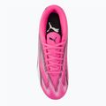 PUMA Ultra Play FG/AG Jr poison pink/puma white/puma black children's football boots 5