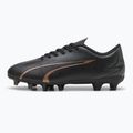 PUMA Ultra Play FG/AG Jr children's football boots puma black/copper rose 8