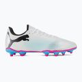 PUMA Future 7 Play FG/AG football boots puma white/puma black/poison pink 2