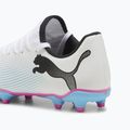 Children's football boots PUMA Future 7 Play FG/AG puma white/puma black/poison pink 8