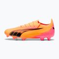 PUMA Ultra Ultimate FG/AG sunset glow/puma black/sun stream football boots 8