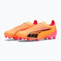 PUMA Ultra Ultimate FG/AG sunset glow/puma black/sun stream football boots 10