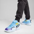 PUMA Genetics men's basketball shoes luminous blue/icy blue 4