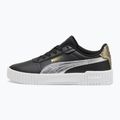 Women's shoes PUMA Carina 2.0 Metallic Shine puma black/puma silver/puma gold 9