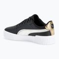 Women's shoes PUMA Carina 2.0 Metallic Shine puma black/puma silver/puma gold 3