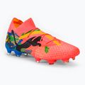 PUMA Future 7 Ultimate Neymar Jr FG/AG football boots sunset glow/black/sun stream/puma green/blue