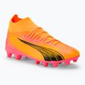 PUMA Ultra Pro FG/AG Jr children's football boots sunset glow/puma black/sun stream